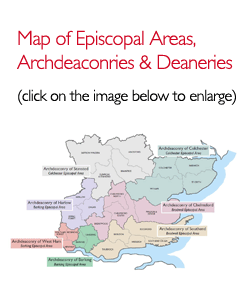 Map of Episcopal Areas Map of Episcopal Areas